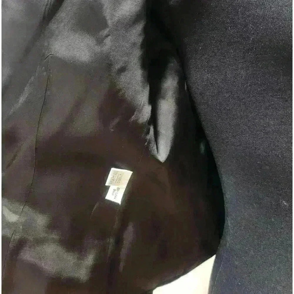 Pierre Cardin Size10 Women's Double Breasted Tuxedo Jacket 100% Wool Satin Lapel - Picture 8 of 11